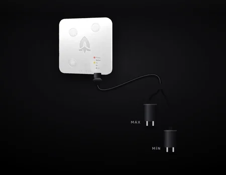 M6013 · Contacto seco con doble sonda inoxidable · dispositivo LoRaWAN UTelemetry