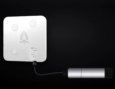 U1005 · Sensor hidrostático para agua, cable de 5 m · dispositivo LoRaWAN UTelemetry
